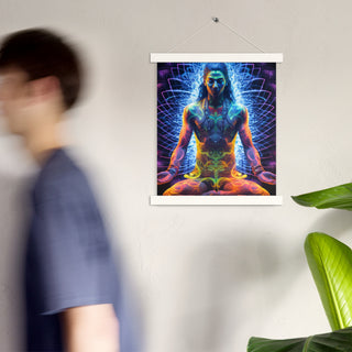 MEDITATIONS Poster with hangers | ACIDMATH AI