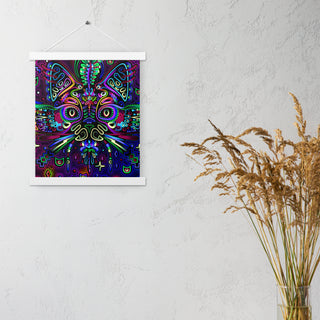 MYSTIC CAT Poster with hangers | TAS