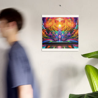 ENERGETIC Poster with hangers | ACIDMATH AI