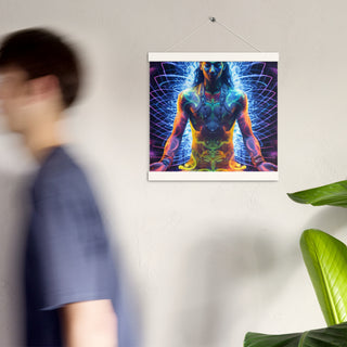 MEDITATIONS Poster with hangers | ACIDMATH AI