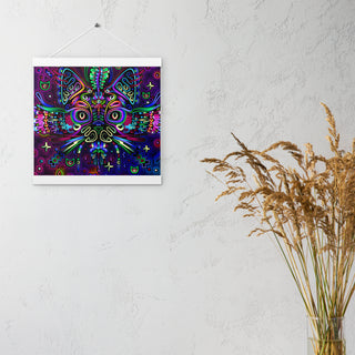 MYSTIC CAT Poster with hangers | TAS