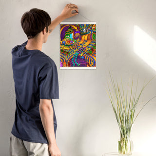 CONDUCTOR OF CONSCIOUSNESS Poster with hangers | SALVIA DROID