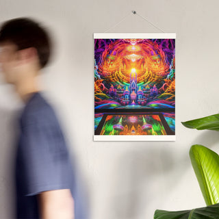 ENERGETIC Poster with hangers | ACIDMATH AI