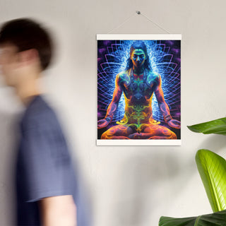 MEDITATIONS Poster with hangers | ACIDMATH AI