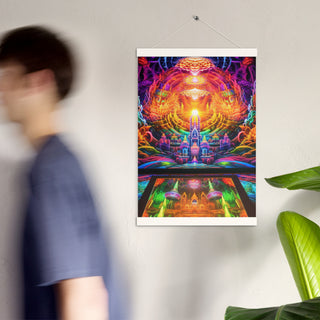 ENERGETIC Poster with hangers | ACIDMATH AI