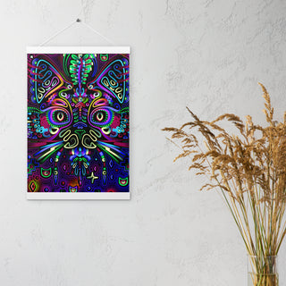 MYSTIC CAT Poster with hangers | TAS