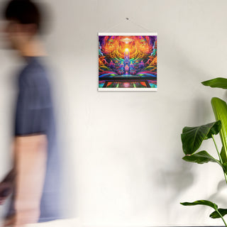 ENERGETIC Poster with hangers | ACIDMATH AI