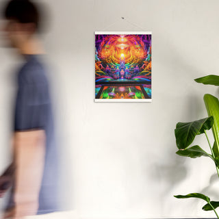 ENERGETIC Poster with hangers | ACIDMATH AI