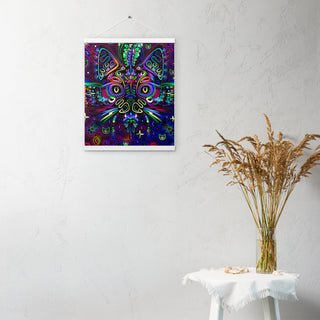 MYSTIC CAT Poster with hangers | TAS