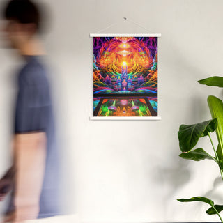 ENERGETIC Poster with hangers | ACIDMATH AI