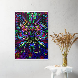 MYSTIC CAT Poster with hangers | TAS