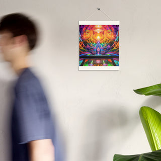 ENERGETIC Poster with hangers | ACIDMATH AI