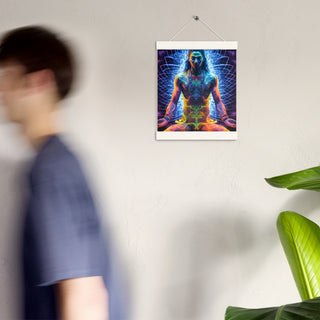 MEDITATIONS Poster with hangers | ACIDMATH AI