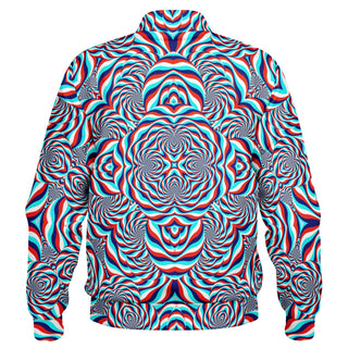 BLURRY VISIONS Baseball Jacket - ART DESIGN WORKS
