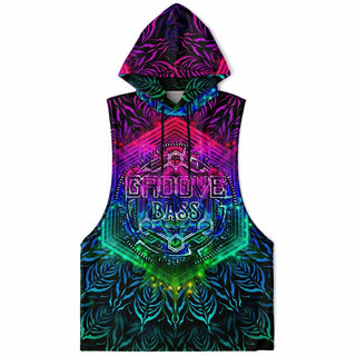 METATRONIC GNB Fashion Drop Armhole Hoodie - AOP
