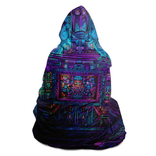 HOTEL Hooded Blanket - ACIDMATH AI