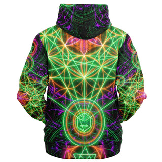 GREEN PLATONICS Fashion Zip-Up Hoodie