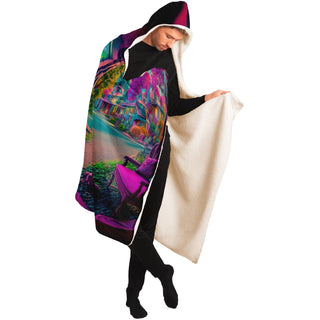 OPEN HOUSE Hooded Blanket | ACIDMATH AI