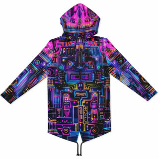 ACID GRID Heavyweight Elongated Hoodie