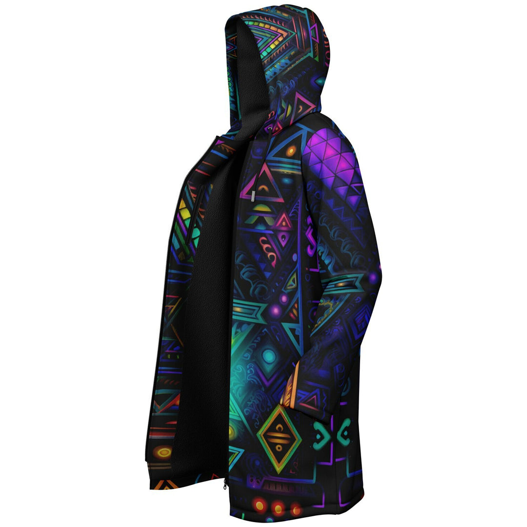 CYBER NIGHTS Zipper Cloak - ACIDMATH AI