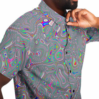 ACID Short Sleeve Button Down Shirt - HUBERT SOLCZYNSKI