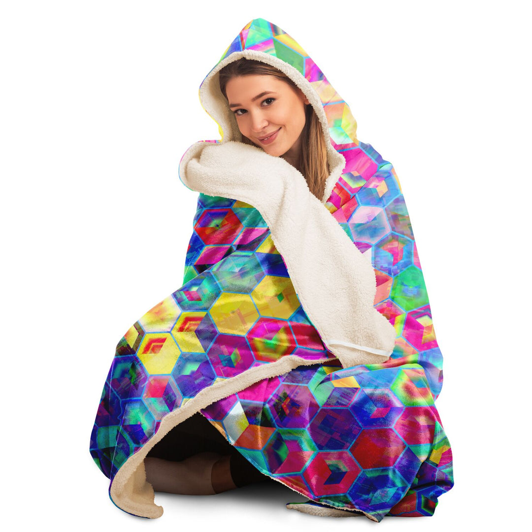 HEX Hooded Blanket - ARTDESIGNWORKS