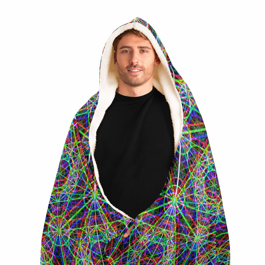 Metatrons Chromatic | Hooded Blanket | PatternNerd