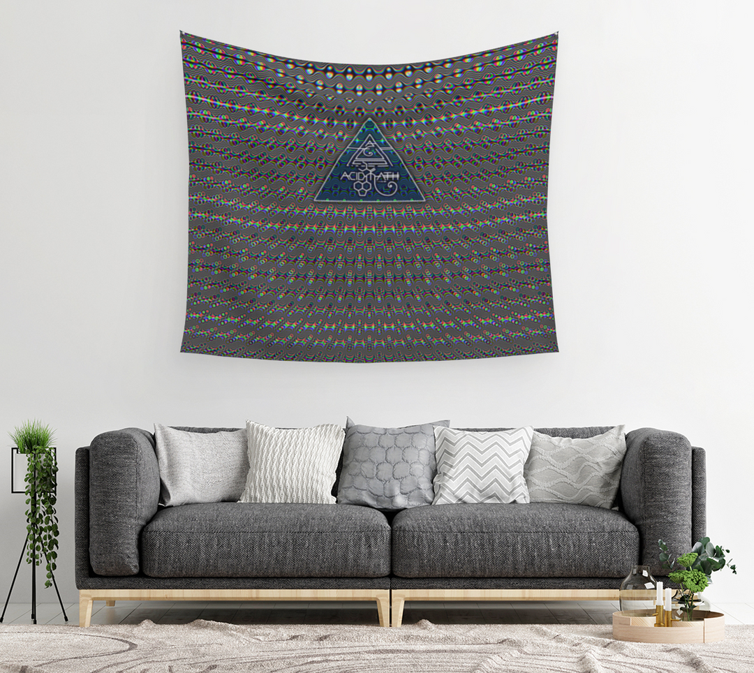 AcidMath Psych Waves | Wall Tapestry | PatternNerd