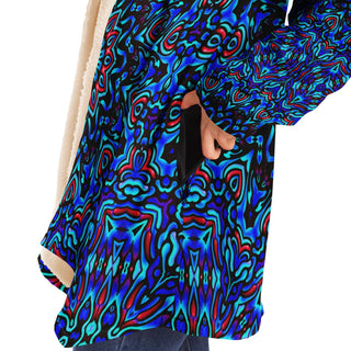 Ocean Flow - Imran -Microfleece Cloak - AOP