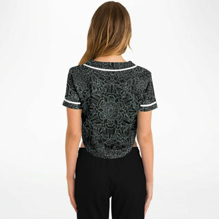 BLOOMING Cropped Baseball Jersey - LACHLAN WARDLAW