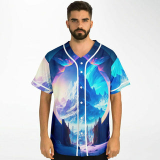 SNOW PORTAL Baseball Jersey - PSYCHEDELIC POUR HOUSE