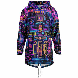 ACID GRID Heavyweight Elongated Hoodie
