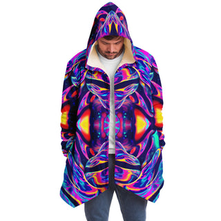 GALACTIC SPLASH Microfleece Cloak - Psychedelic Pour House