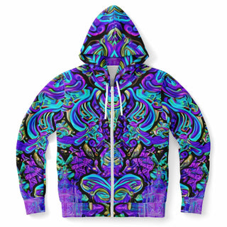 MYSTIC SWIRL Fashion Zip-Up Hoodie