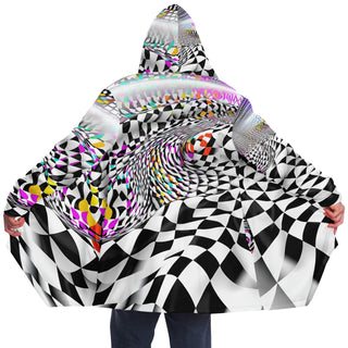 OPTICAL ILLUSIONS Microfleece Cloak