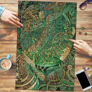 🌌🌀 Themeing of a Dreampark KaleidoQuest Wooden Jigsaw Puzzle | POLARIS