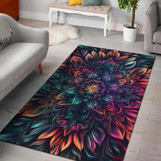 FLOWER BLOOMING RUG | ACIDMATH AI