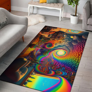SPIRAL ROOM RUG | ACIDMATH AI