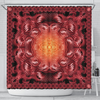 Fury Well - Red | Shower Curtain | POLARIS