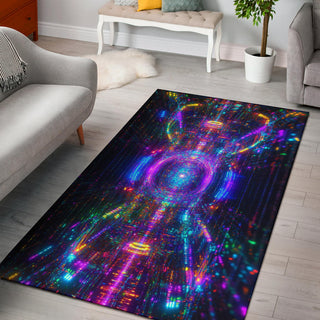 HYPER TENSION POINT RUG | ACIDMATH AI