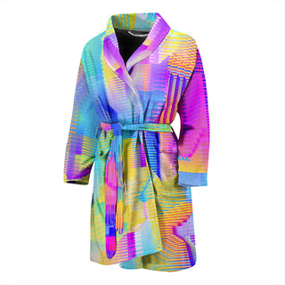 GLASS PRISM MENS BATH ROBE | ARTDESIGNWORKS