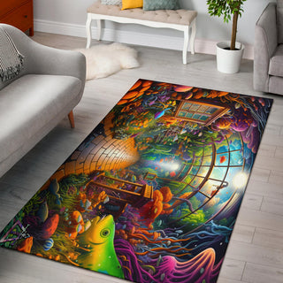 BIODIVERSITY ROOM RUG | ACIDMATH AI