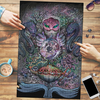 🌌🌀 The Wish KaleidoQuest Wooden Jigsaw Puzzle | POLARIS