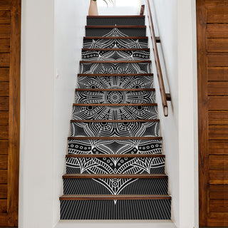 MANDALA 2 STAIR STICKERS | BROCK SPRINGSTEAD
