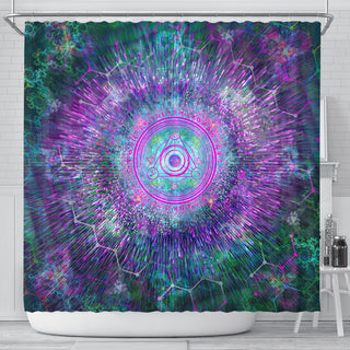 Rune Warp | Shower Curtain | POLARIS