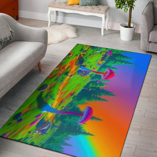 MUSHROOM MORNING RUG | ACIDMATH AI