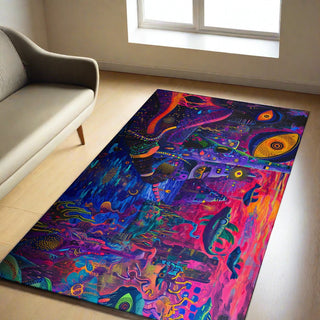 ASTRAL LAND RUG | ACIDMATH AI
