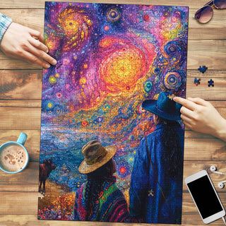 SHAMANSTIC SUNSET PUZZLE | ACIDMATH AI