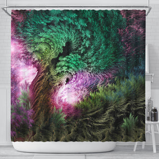 Windy Tree | Shower Curtain | POLARIS
