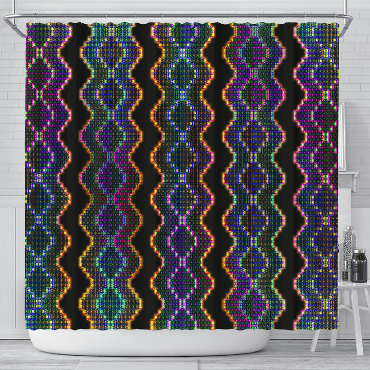 Disco Snakeskin | Shower Curtain | POLARIS